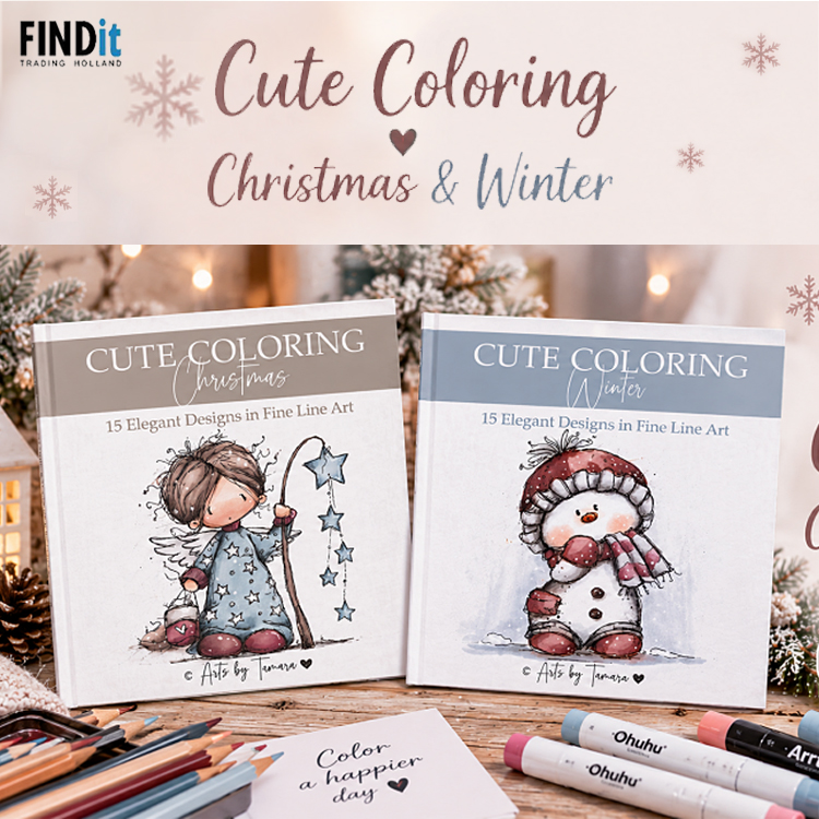 Find It Cartes de Noël Dot & Do et Cute Coloring d'Arts by Tamara Find It Cartes de Noël Dot & Do et Cute Coloring d'Arts by Tamara