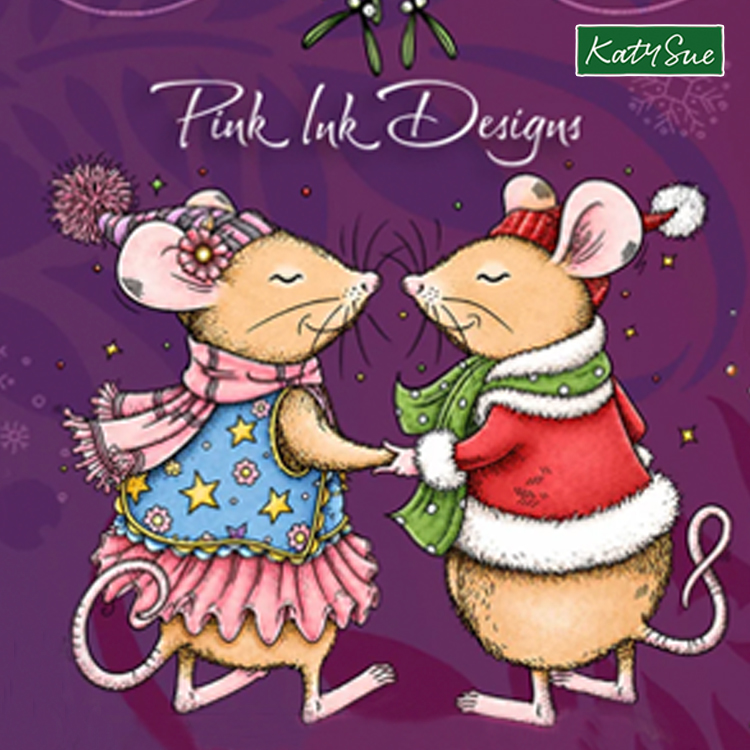 Katy Sue,Nieuw bestelbaar,Pink Ink Designs Pink Ink Designs : souris de Noël espiègles pour vos cartes