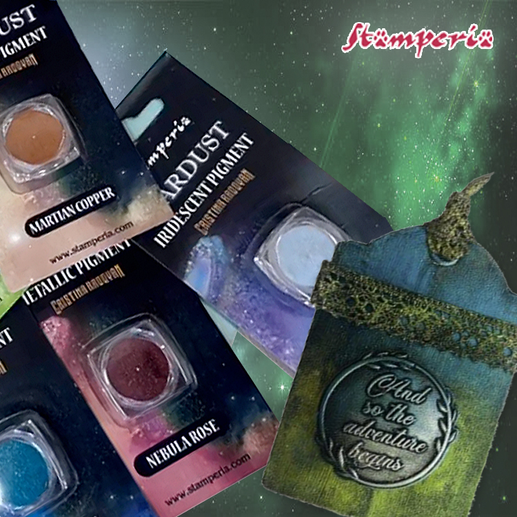 Stamperia Stamperia Stardust Pigment: éclat métallique avec cire d'abeille Stamperia Stamperia Stardust Pigment: éclat métallique avec cire d'abeille