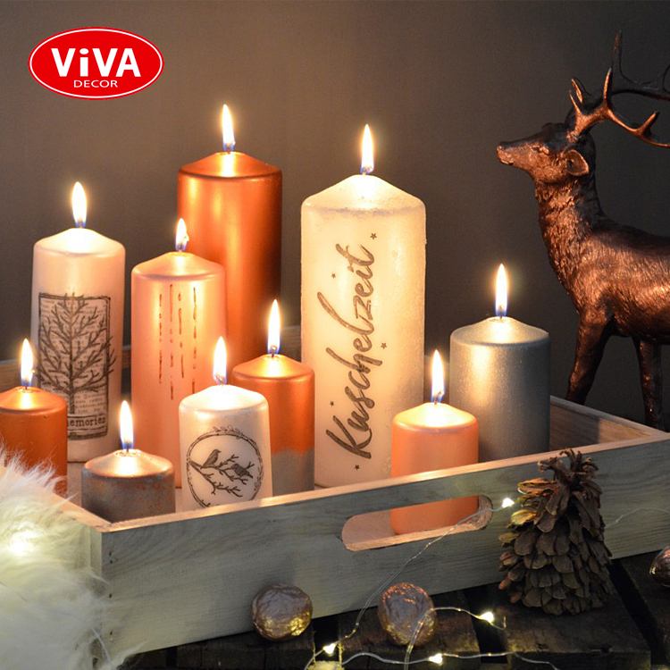 Kerzen Transfer Wachs,Viva Decor Viva Decor Kerzen Transfer Wachs : votre propre motif sur une bougie