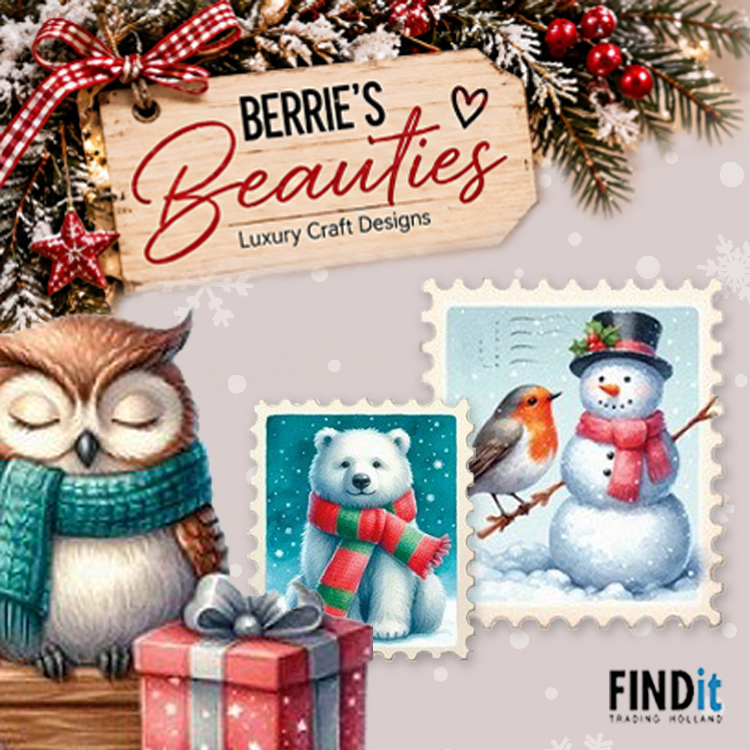 Find It Stitch & Do Cards et feuilles 3D : broder ou monter une carte de Noël Find It Stitch & Do Cards et feuilles 3D : broder ou monter une carte de Noël