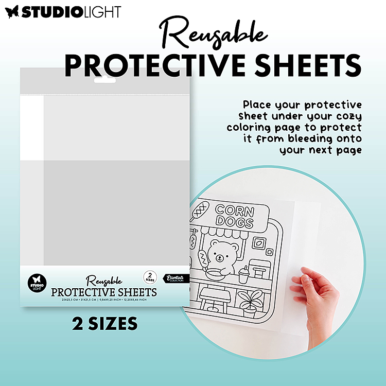 Nieuw bestelbaar,StudioLight,Voor uw webshop Studio Light : feuilles de protection réutilisables contre les débordements de couleur Nieuw bestelbaar,StudioLight,Voor uw webshop Studio Light : feuilles de protection réutilisables contre les débordements de couleur
