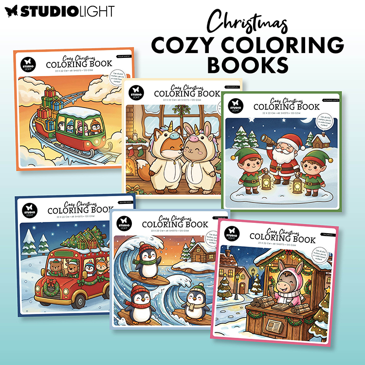 Nieuw bestelbaar,StudioLight,Voor uw webshop Studio Light Cozy Christmas : six livres de coloriage joyeux pour les fêtes Nieuw bestelbaar,StudioLight,Voor uw webshop Studio Light Cozy Christmas : six livres de coloriage joyeux pour les fêtes