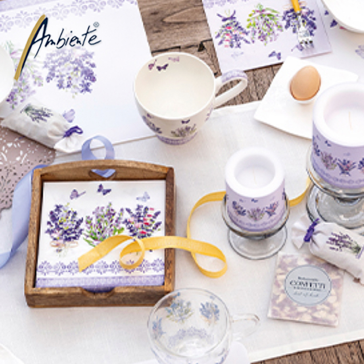 Ambiente Collection estivale supplémentaire de serviettes d' Ambiente