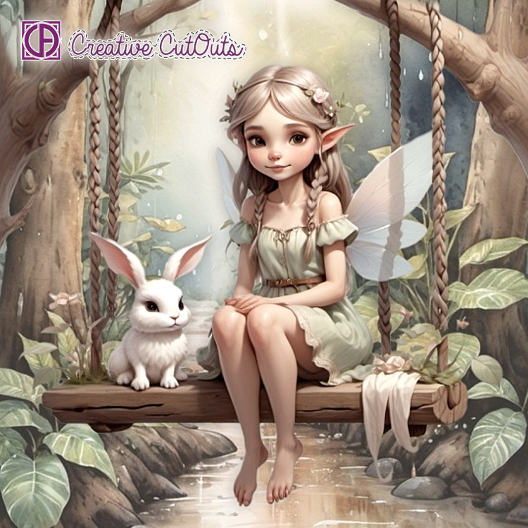 Creative CutOuts 'Forest Fairies' de la collection collectie Creative Cutouts