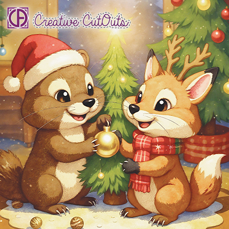Creative CutOuts Collection 'Christmas Animals' de Creative CutOuts