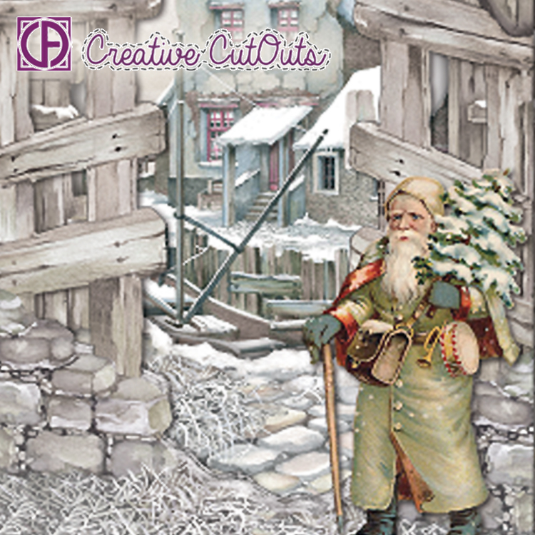 Creative CutOuts Set de cartes de Noël nostalgiques de Creative CutOuts