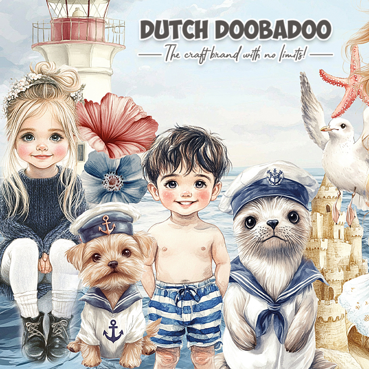 Dutch Doobadoo Collection 'Waves at the Sea' de Dutch Doobadoo