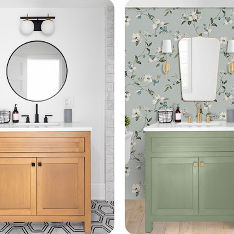 Avant / après : relooking d'un meuble avec peinture Americana Decor DecoArt