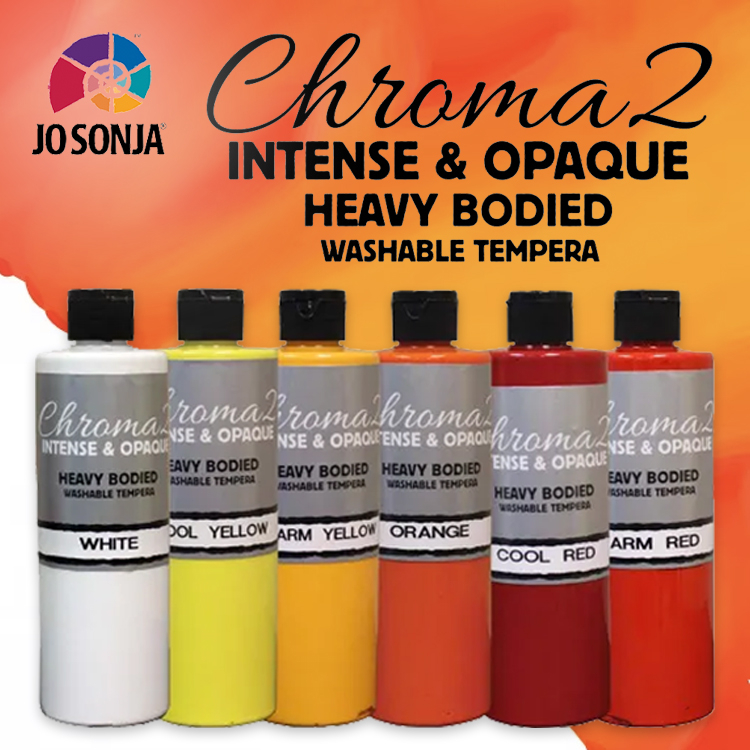 Chroma & Jo Sonja Chroma 2 Washable - Peinture lavable et sûre pour enfants