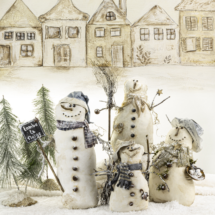 Chroma & Jo Sonja DIY : Fabriquer des bonhommes de neige