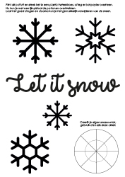 Snowflakes Glue Gun